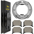 Front Brake Pads & Rear Brake Shoes for Suzuki Gv700Gl Madura 700 1985