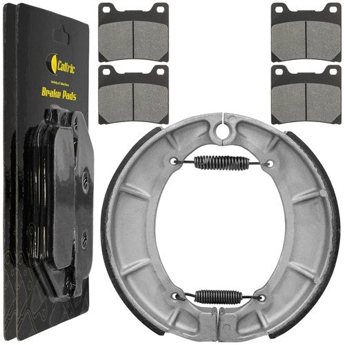 Front Brake Pads & Rear Shoes for Yamaha XV1100 XV1100S Virago 1100 1986-1999