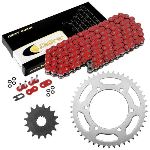 Red O-Ring Drive Chain & Sprocket Kit for Suzuki GSX-R600 GSXR600 1998-2000