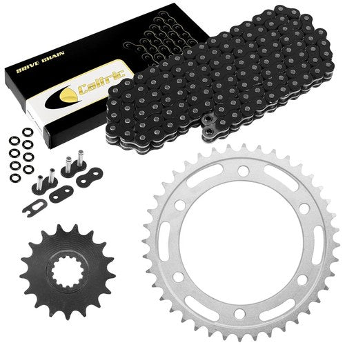 Black O-Ring Drive Chain & Sprockets Kit for Yamaha FJ1200 1986-1993