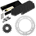 Black O-Ring Drive Chain & Sprockets Kit for Yamaha FJ1200 1986-1993