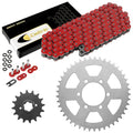 Red O-Ring Drive Chain & Sprockets Kit for Yamaha XJ550 XJ550R 1981 1982 1983