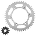 Front & Rear Sprockets for Kawasaki KX125 1994 1995 2000 2001 2002