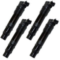 Set of 4 Ignition Coils for Kawasaki ZX1400 Ninja ZX-14R ZX14R 2012-2023