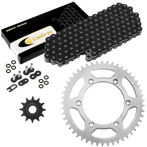 Black O-Ring Drive Chain & Sprocket Kit for Suzuki RM125 1985 1992-1996 2000-04