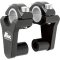 Rox Speed FX - 2" Pivoting Risers for 7/8" OR 1-1/8" Handlebar (Black) 1R-P2SEK