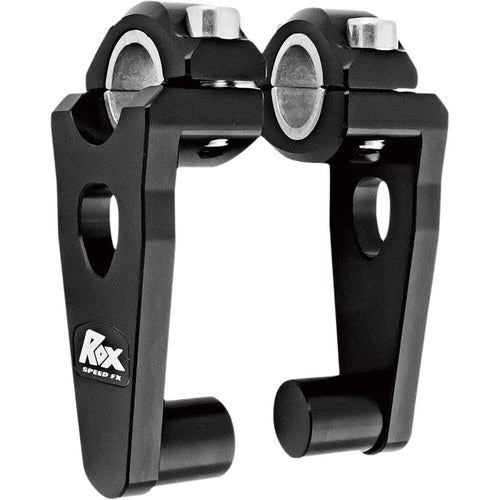Rox Speed FX - 3.5" Pivoting Risers for 7/8 OR 1-1/8 Handlebar (Black) 1R-P3SEK