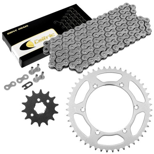 Drive Chain & Sprocket Kit for Kawasaki KX250 1987-1989 / KX500 1987-2004