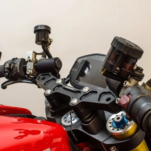Ducati 2014-2017 Monster 821 1" Inch Woodcraft Racing Clipon Adapter Plate