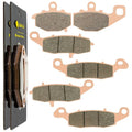Front And Rear Brake Pads for Kawasaki Z750S Z 750S ZR750K ZR 750K 2005-2006
