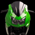 Kawasaki 2008-13 Ninja 250R Hotbodies GP Windscreen Dark Smoke - Double Bubble