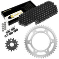 Black O-Ring Drive Chain & Sprockets Kit for Yamaha FZR600R 1990-1999