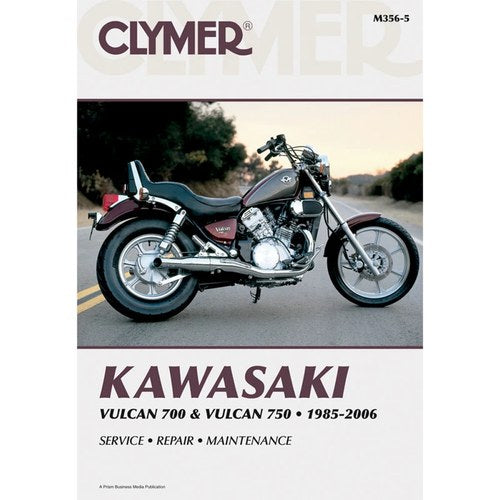Clymer Physical Book for Kawasaki Vulcan 700 and 750, 1985-2006 | M356-5