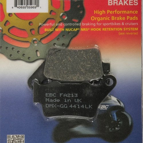 Ebc Organic OE Quality Replacement Brake Pads / One Pair (FA213)