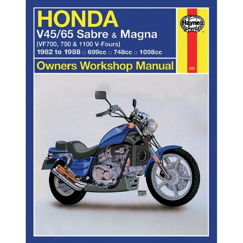 Haynes Repair Manual - Honda 700/750 Sabre, Magna / 1100 Sabre, Magna