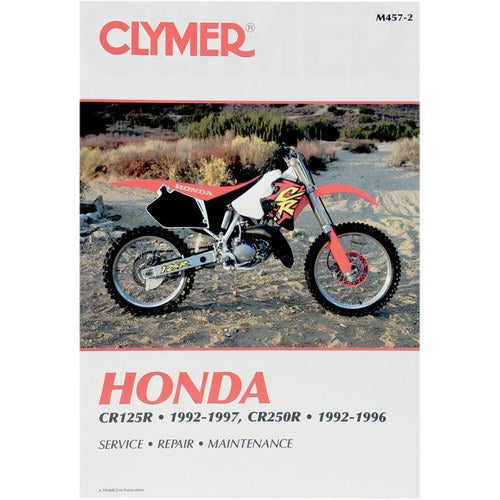 Clymer Physical Book for Honda CR125R 1992-1997, CR250R 1992-1996 | M457-2