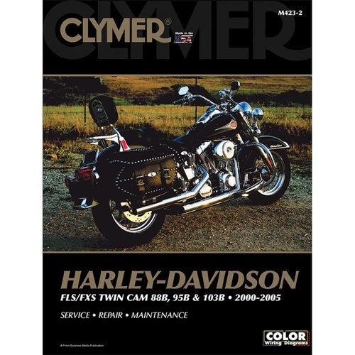 Clymer Physical Book, Harley-Davidson FLS/FXS Twin Cam 88B, 95B, 103B 2000-2005