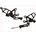 Kawasaki 2008-12 Ninja 250R Woodcraft Racing Rearsets / Footpegs - Complete Kit