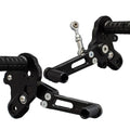 Kawasaki 2017-2022 Z125 Woodcraft Racing Rearsets / Footpegs - Reverse GP Shift