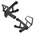 Kawasaki 2007-2008 ZX6R Woodcraft Racing Rearsets / Footpegs - Standard Kit