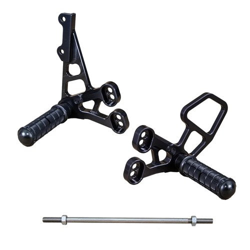 Suzuki 2007-2008 Gsxr 1000 Woodcraft Racing Rearsets / Footpegs - Standard Kit