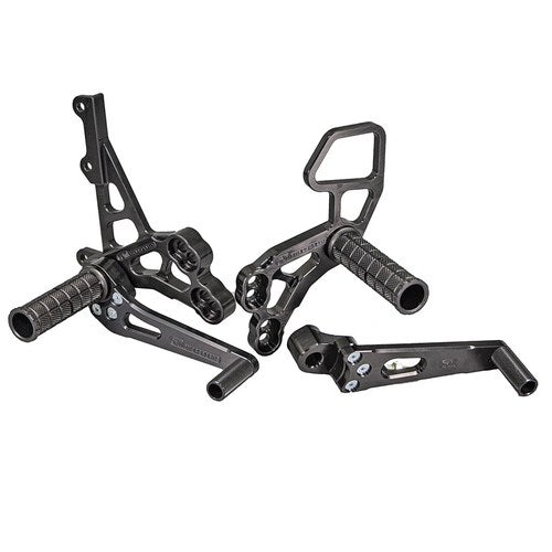 Suzuki 2011-2025 Gsxr 600 Woodcraft Racing Rearsets / Footpegs - Complete Kit