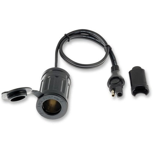 TecMate OptiMate 21mm Cigarette Lighter to Sae Cable Adapter O6