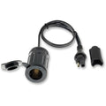 TecMate OptiMate 21mm Cigarette Lighter to Sae Cable Adapter O6