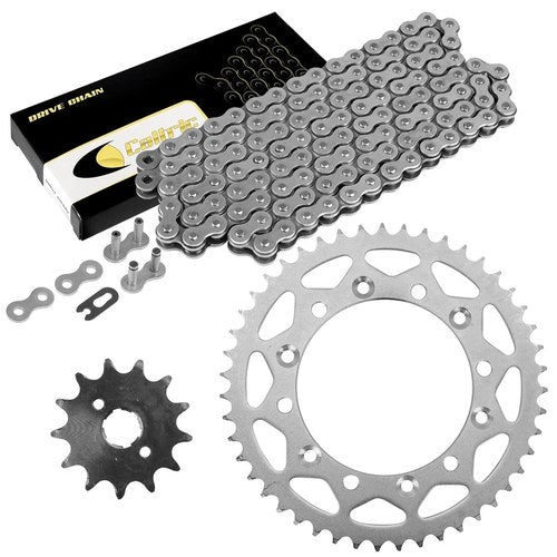 Drive Chain W/Front Rear Sprockets Kit for Honda XR200R 1986-2002