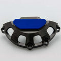 Triumph 2013-17 Daytona 675 / R Woodcraft Lhs Stator Cover Protector - Blue Pad