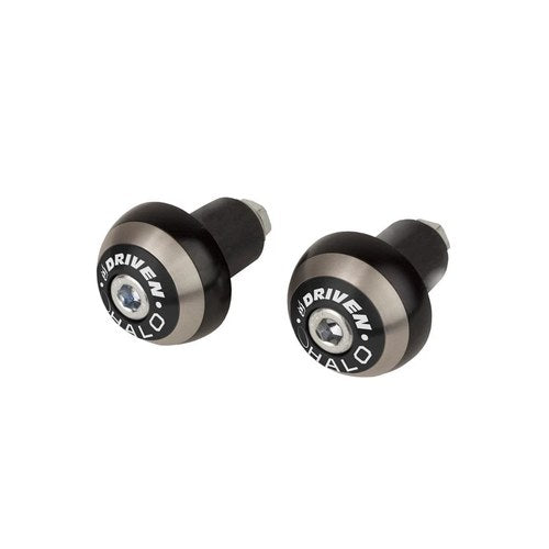Driven Halo Stainless Steel Universal Bar Ends - Black DHBEW-BK
