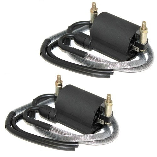 Front Rear Ignition Coils for Kawasaki VN1600B Vulcan 1600 Mean Streak 2004-2008