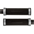 Driven Universal D-AXIS Anodized Alloy Grips Will Fit Standard 7/8" Bars Silver