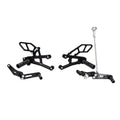 Triumph 2017-2021 Street Triple 765 Woodcraft Rearsets / Footpegs - GP Shift