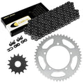 Black Drive Chain And Sprocket Kit for Suzuki DL650 V-Strom Xt Abs 2004-2018