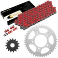Red Drive Chain And Sprocket Kit for Suzuki SV650S 1999-2009