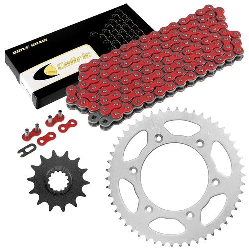 Red Drive Chain And Sprocket Kit for Honda CRF450R 2002 2003