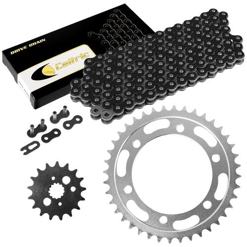 Black Drive Chain And Sprocket Kit for Kawasaki Vulcan 800 VN800 Drifter 00-06