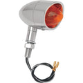 Drag Specialties Stud-Mount Mini Retro-Style Marker Light (Chrome/White Bulb)