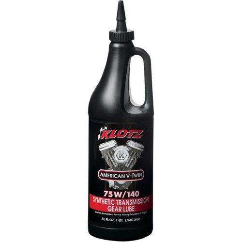 Klotz Oil V-Twin Gear and Chain Case Lubricant/Oil | 75W-140 (1 Quart) KH-GL140