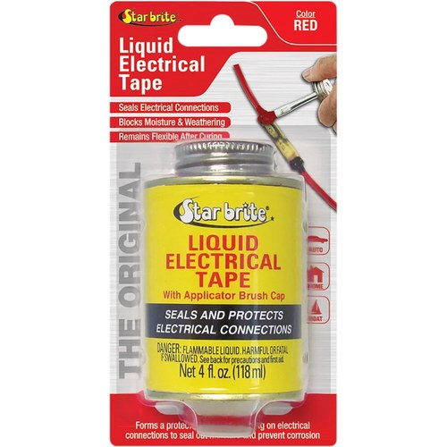 Star Tron Liquid Electrical Tape (LET) Red | 4 oz | 84105