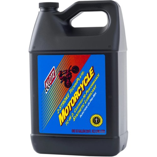 Klotz Oil 2-Stroke Motorcycle TechniPlate TC-W2 Pre-Mix Lubricant/Oil | 1 Gal