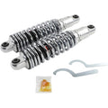 Drag Specialties Adjustable Heavy-Duty Shocks | Chrome | 13" | C160154H
