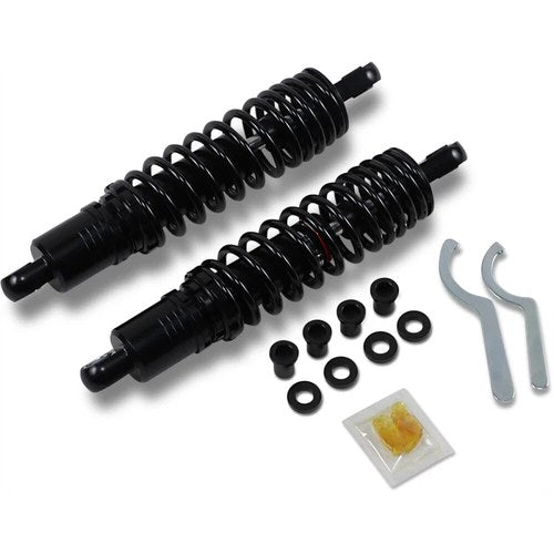 Drag Specialties Adjustable Heavy-Duty Shocks | Black | 12.5" | C160167NUHB
