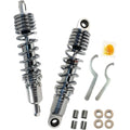 Drag Specialties Adjustable Ride-Height Shocks | Chrome | 12.5" | C160167NUA