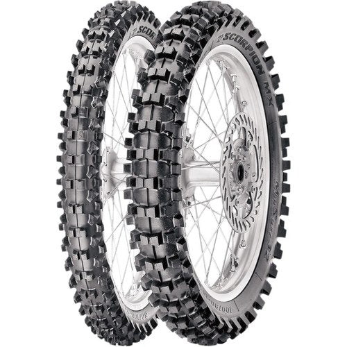 Pirelli Scorpion MX MX32 Mid Soft Rear Bias Tire 110/90 - 19 62M Nhs (Motocross)
