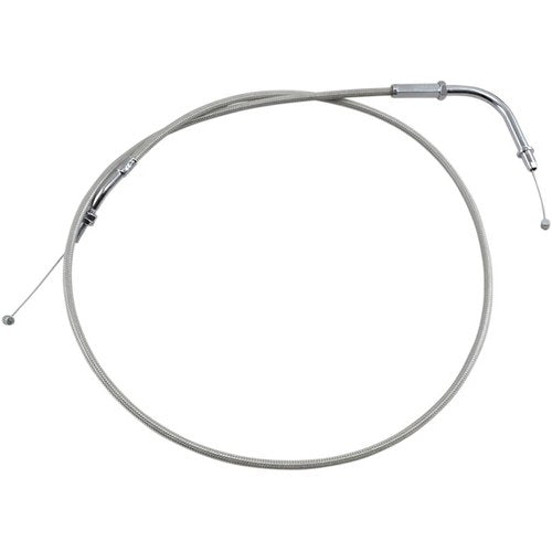 Motion Pro Armor Coat Stainless Steel Pull Throttle Cable (+6in.) (65-0263)