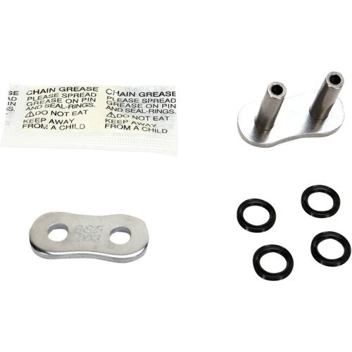 EK Chains 525 ZVX3 Series Mlj ZX-Ring Rivet Master Connecting Link (Chrome)
