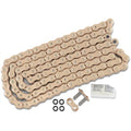 EK 3D ThreeD 525 Z Super Sport Sealed QX2-Ring Chain (Gold/Gold) 120 Links