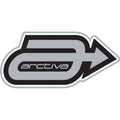 Arctiva Snow Snowmobile 4.5 inch A Logo Die-Cut Vinyl Decal/Sticker (Gray/Black)